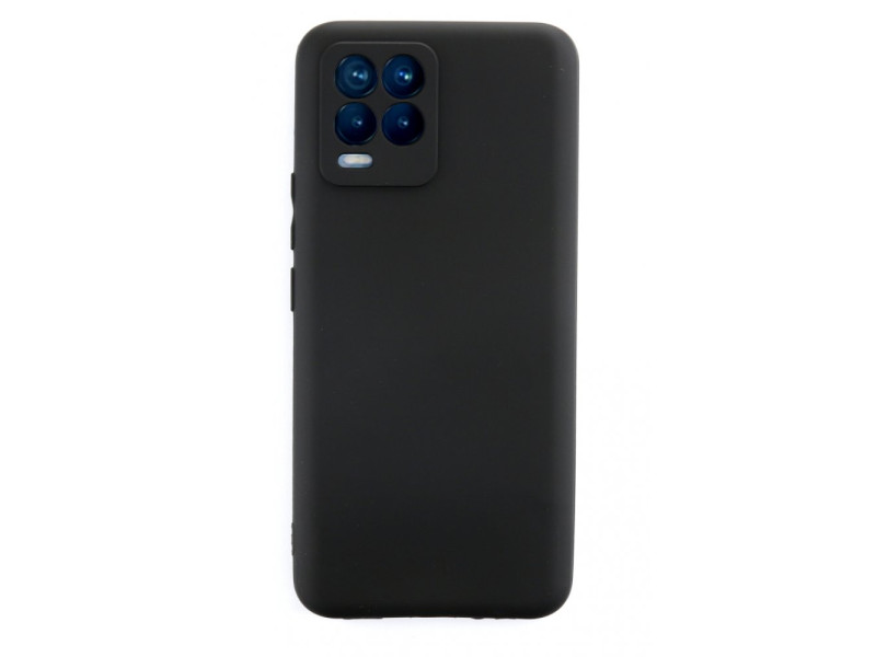 Newface Realme 8 Kılıf First Silikon - Siyah