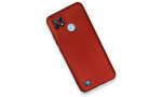 Newface Realme C21 Kılıf First Silikon - Bordo