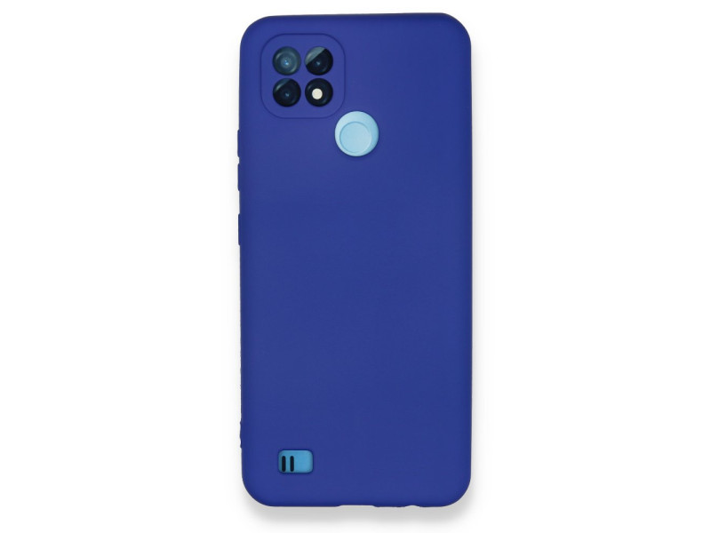 Newface Realme C21 Kılıf First Silikon - Lacivert