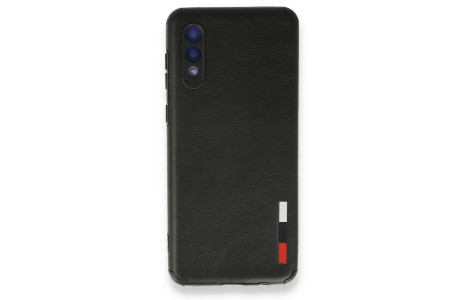 Newface Samsung Galaxy A02 Kılıf Loop Deri Silikon - Siyah
