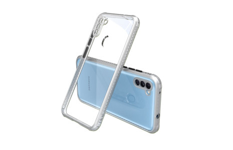 Newface Samsung Galaxy A11 Kılıf Miami Şeffaf Silikon - Şeffaf