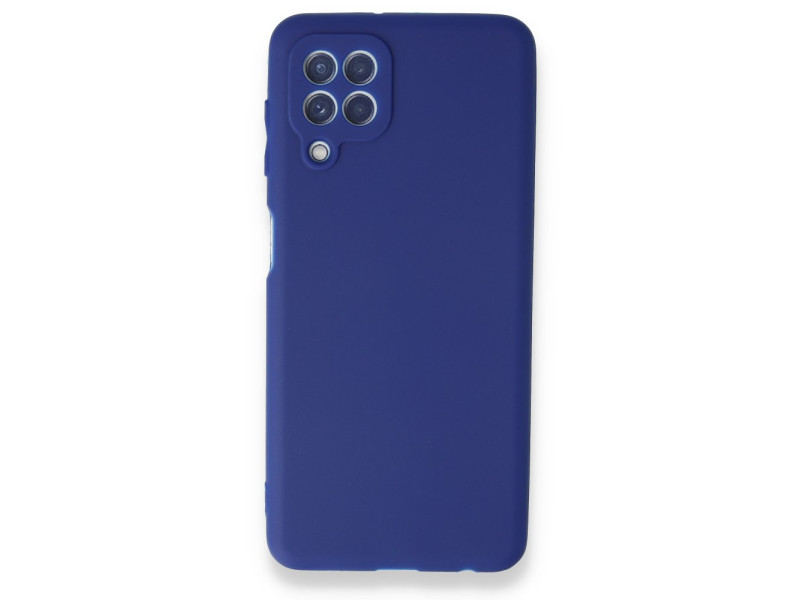 Newface Samsung Galaxy A22 Kılıf First Silikon - Mavi
