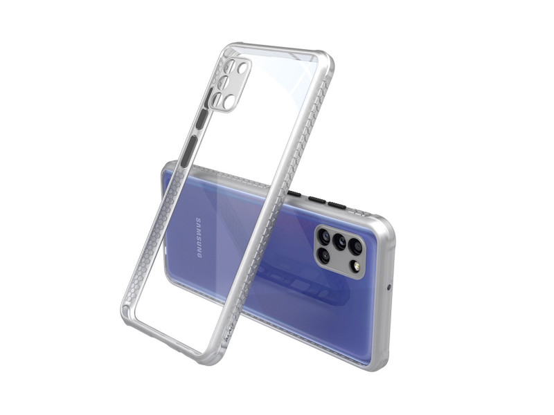 Newface Samsung Galaxy A31 Kılıf Miami Şeffaf Silikon - Şeffaf