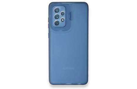 Newface Samsung Galaxy A32 Kılıf Jumbo Silikon - Mavi