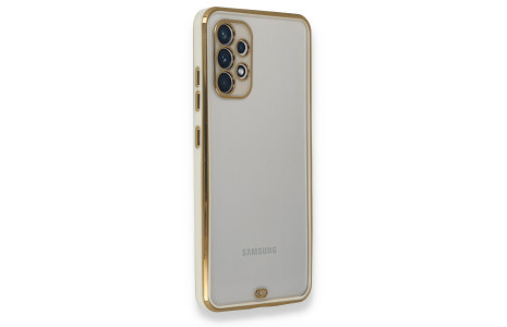 Newface Samsung Galaxy A32 Kılıf Liva Silikon - Beyaz