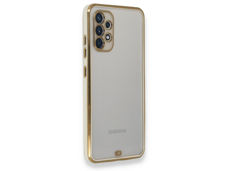 Newface Samsung Galaxy A32 Kılıf Liva Silikon - Beyaz