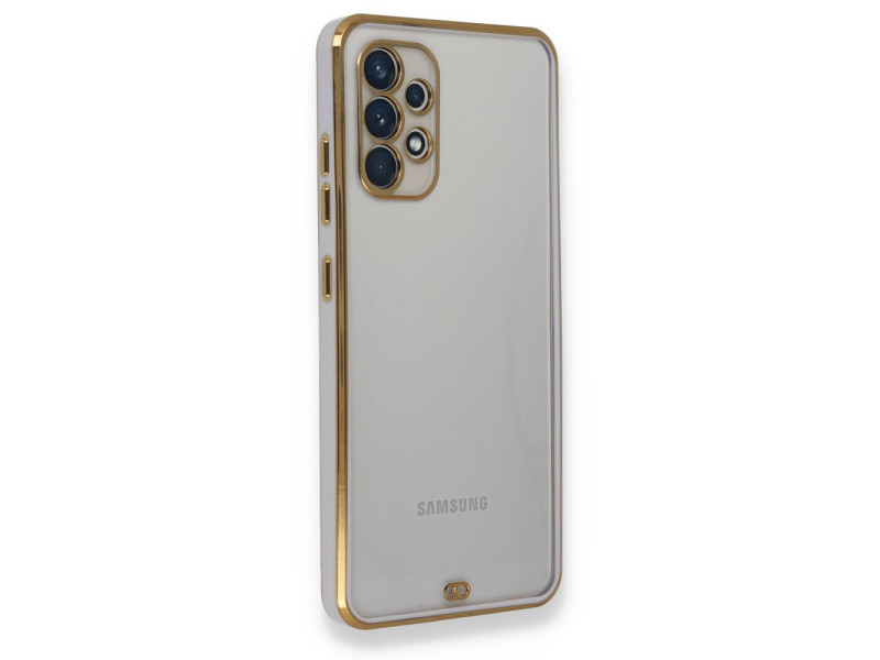 Newface Samsung Galaxy A32 Kılıf Liva Silikon - Lila