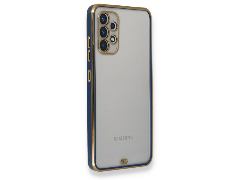 Newface Samsung Galaxy A32 Kılıf Liva Silikon - Mavi