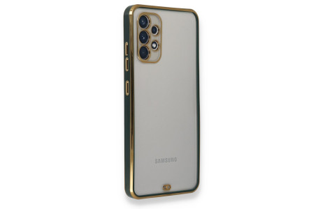 Newface Samsung Galaxy A32 Kılıf Liva Silikon - Yeşil