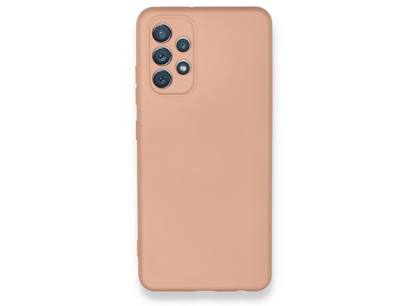 Newface Samsung Galaxy A32 Kılıf Nano içi Kadife Silikon - Pudra
