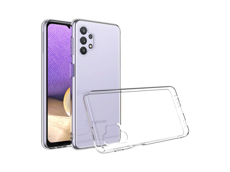 Newface Samsung Galaxy A52S Kılıf Deluxe 2mm Şeffaf Silikon