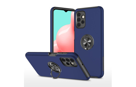 Newface Samsung Galaxy A52S Kılıf Elit Yüzüklü Kapak - Lacivert