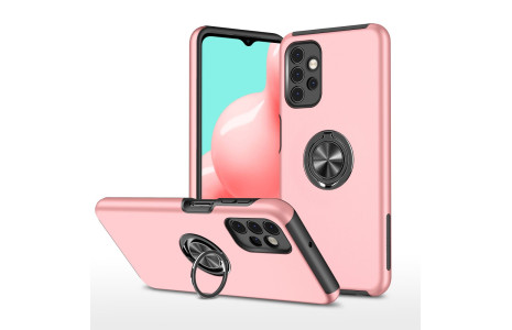 Newface Samsung Galaxy A52S Kılıf Elit Yüzüklü Kapak - Pembe