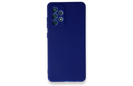 Newface Samsung Galaxy A52 Kılıf First Silikon - Mavi