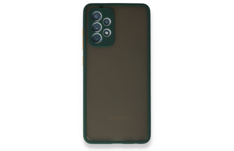 Newface Samsung Galaxy A52S Kılıf Montreal Silikon Kapak - Koyu Yeşil
