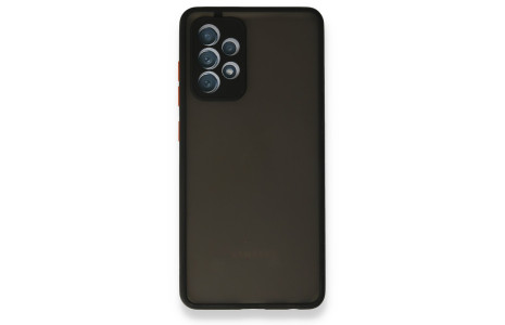 Newface Samsung Galaxy A52S Kılıf Montreal Silikon Kapak - Siyah