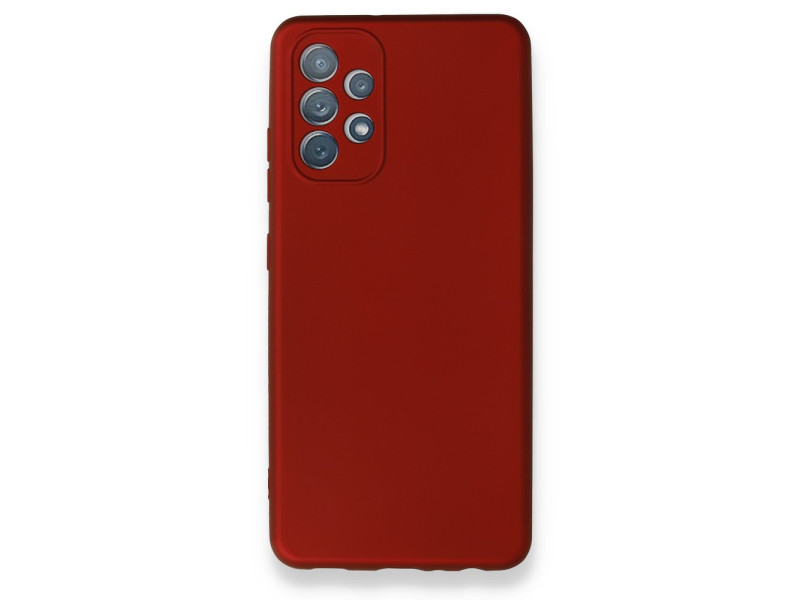 Newface Samsung Galaxy A52S Kılıf First Silikon - Bordo