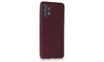 Newface Samsung Galaxy A52S Kılıf First Silikon - Mürdüm