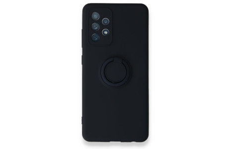 Newface Samsung Galaxy A52S Kılıf Viktor Yüzüklü Silikon - Lacivert