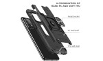 Newface Samsung Galaxy A52S Kılıf Zegna Yüzüklü Silikon Kapak - Siyah