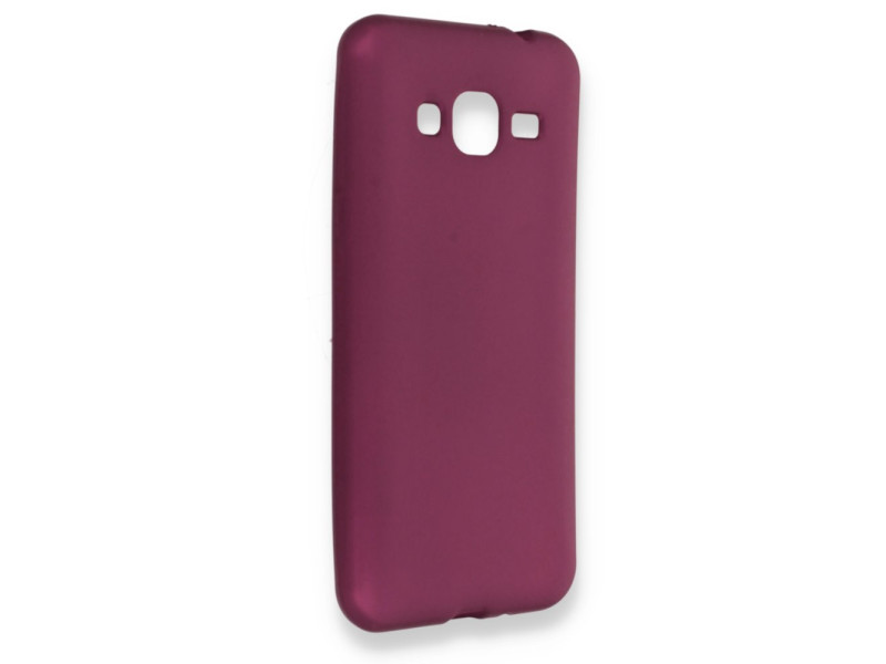 Newface Samsung Galaxy J3 / J310 Kılıf First Silikon - Mürdüm