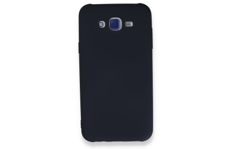 Newface Samsung Galaxy J7 Kılıf Nano içi Kadife Silikon - Lacivert