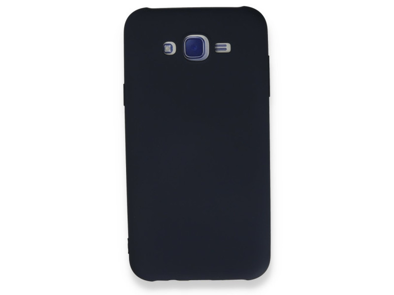 Newface Samsung Galaxy J7 Kılıf Nano içi Kadife Silikon - Lacivert