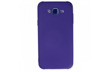 Newface Samsung Galaxy J7 Kılıf Nano içi Kadife Silikon - Mor