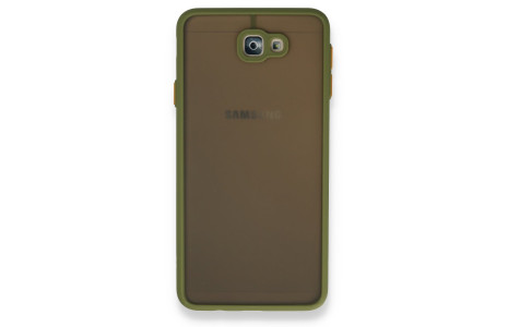 Newface Samsung Galaxy J7 Prime Kılıf Montreal Silikon Kapak - Açık Yeşil