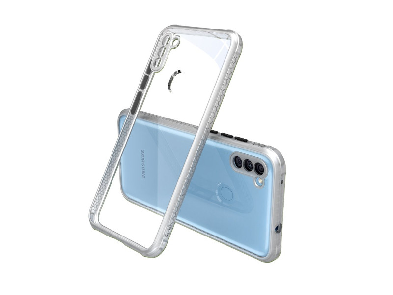 Newface Samsung Galaxy M11 Kılıf Miami Şeffaf Silikon - Şeffaf