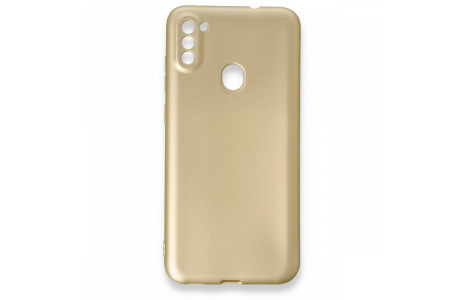 Newface Samsung Galaxy M11 Kılıf First Silikon - Gold