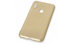 Newface Samsung Galaxy M11 Kılıf First Silikon - Gold