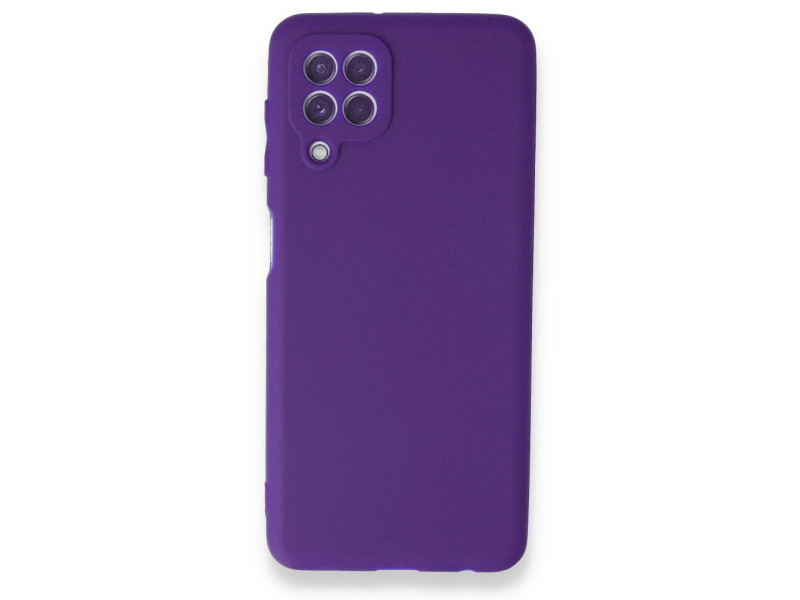 Newface Samsung Galaxy M32 Kılıf First Silikon - Mor