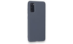 Newface Samsung Galaxy S20 Kılıf Nano içi Kadife Silikon - Gri