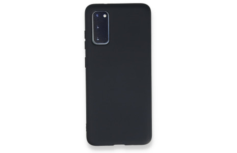 Newface Samsung Galaxy S20 Kılıf Nano içi Kadife Silikon - Lacivert