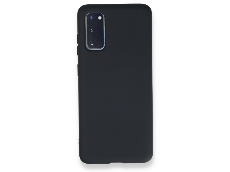 Newface Samsung Galaxy S20 Kılıf Nano içi Kadife Silikon - Lacivert