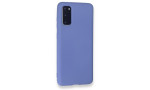 Newface Samsung Galaxy S20 Kılıf Nano içi Kadife Silikon - Lila