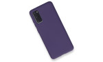 Newface Samsung Galaxy S20 Kılıf Nano içi Kadife Silikon - Mor
