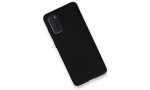 Newface Samsung Galaxy S20 Kılıf Nano içi Kadife Silikon - Siyah