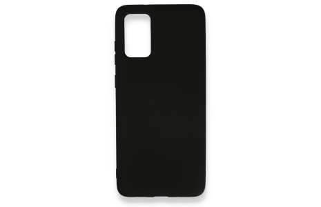 Newface Samsung Galaxy S20 Plus Kılıf Nano içi Kadife Silikon - Siyah