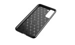Newface Samsung Galaxy S21 FE Kılıf Focus Karbon Silikon - Siyah