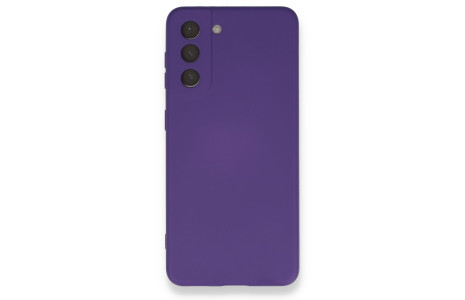 Newface Samsung Galaxy S21 FE Kılıf Nano içi Kadife Silikon - Mor