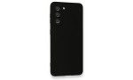 Newface Samsung Galaxy S21 FE Kılıf Nano içi Kadife Silikon - Siyah