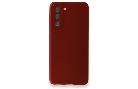 Newface Samsung Galaxy S21 FE Kılıf First Silikon - Bordo