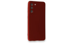 Newface Samsung Galaxy S21 FE Kılıf First Silikon - Bordo
