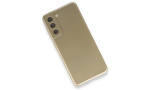 Newface Samsung Galaxy S21 FE Kılıf First Silikon - Gold
