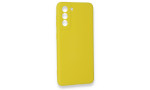 Newface Samsung Galaxy S21 Kılıf Nano içi Kadife Silikon - Sarı
