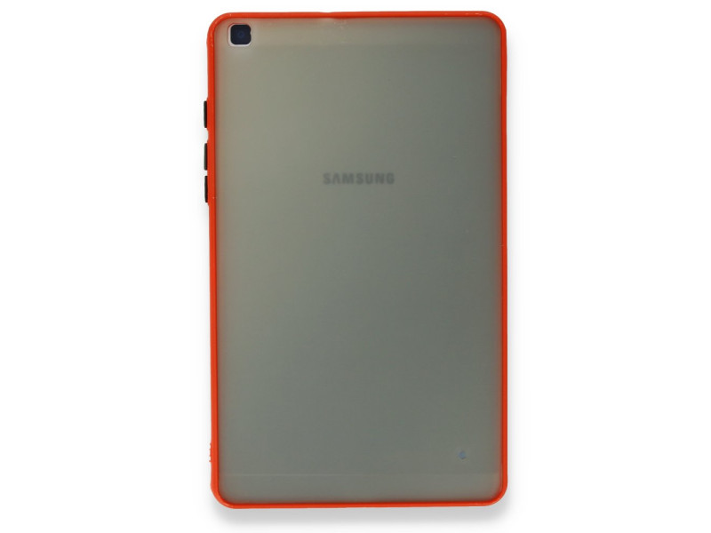 Newface Samsung Galaxy T500 Tab A7 10.4 Kılıf Tablet Montreal Silikon - Kırmızı