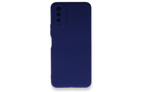 Newface Vivo Y20 Kılıf First Silikon - Mavi
