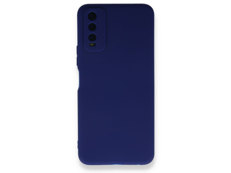 Newface Vivo Y20 Kılıf First Silikon - Mavi